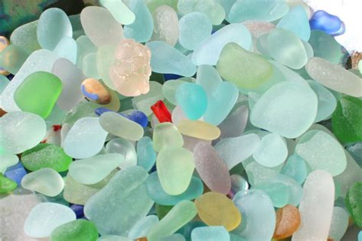 How rare is pink beach glass?