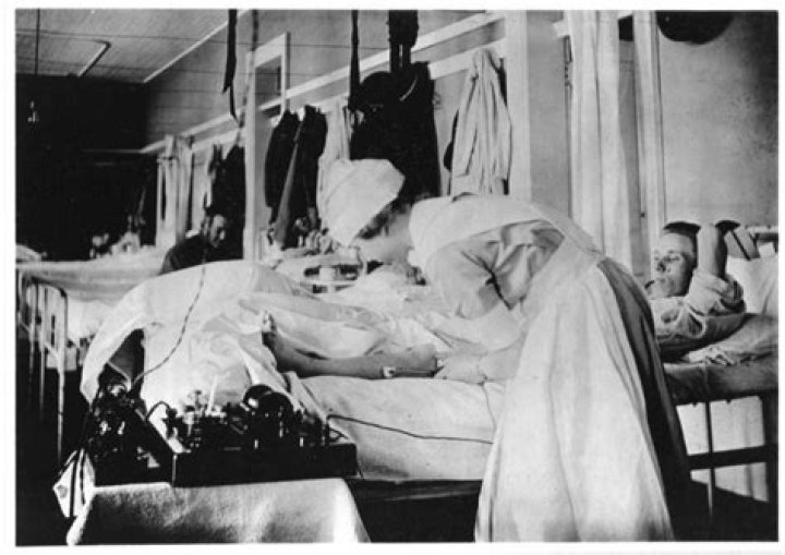 How was shell shock treated?