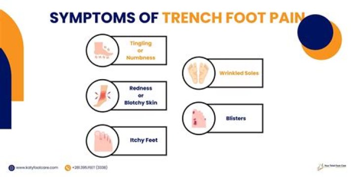 How was trench foot treated in ww1?