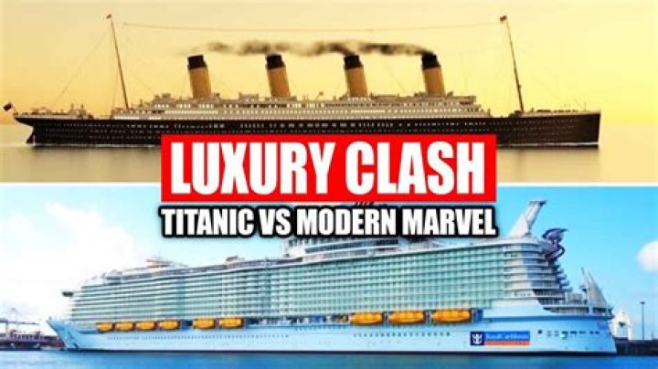 Is a cruise ship bigger than the Titanic?