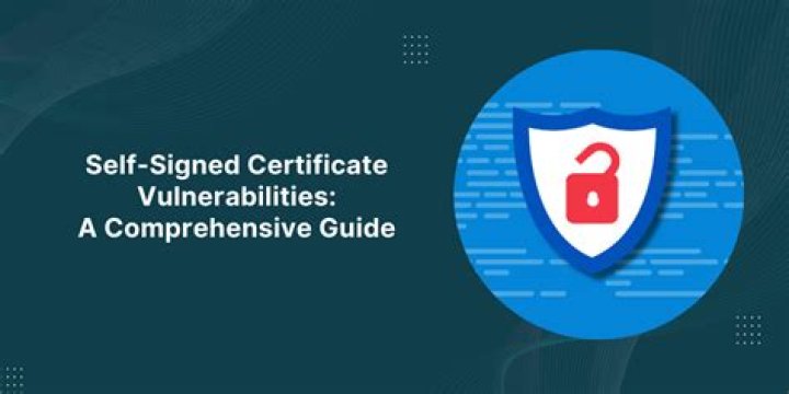 Is a self-signed certificate a vulnerability?