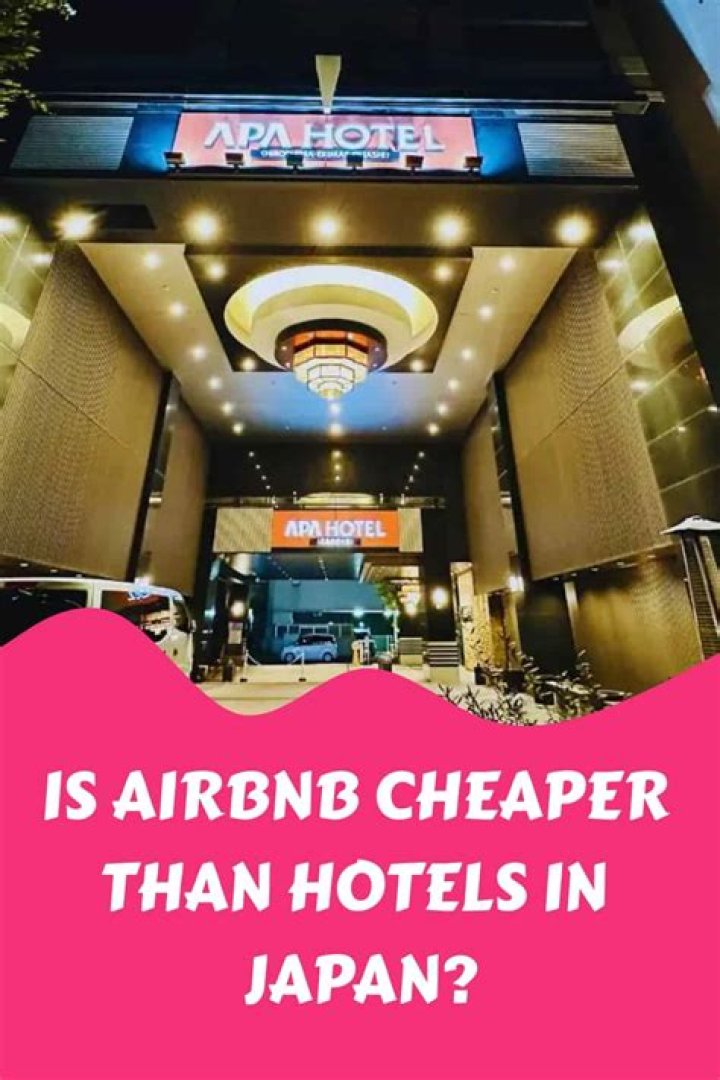 Is Airbnb cheaper than hotels?