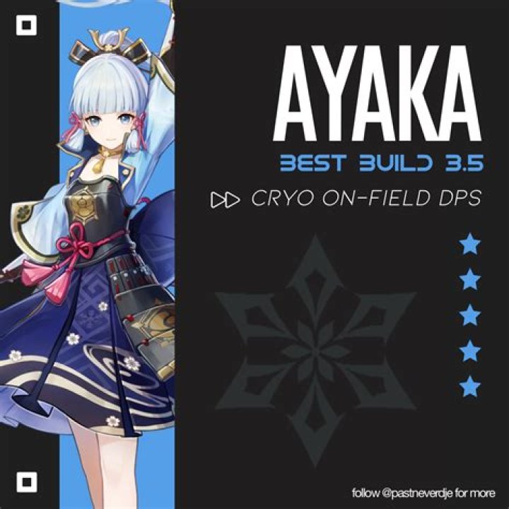 Is Ayaka a cryo DPS?