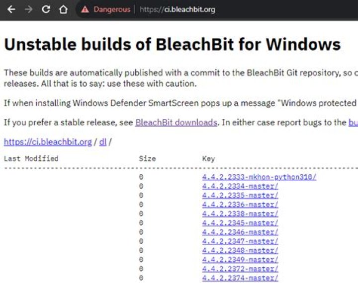 Is BleachBit safe?