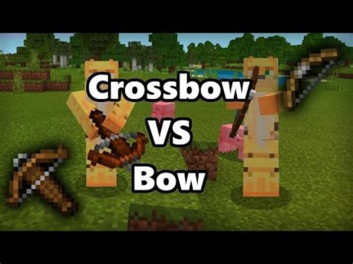 Is crossbow better than bow Minecraft?