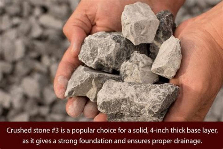 Is crushed rock good for drainage?