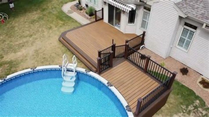 Is decking around a pool a good idea?