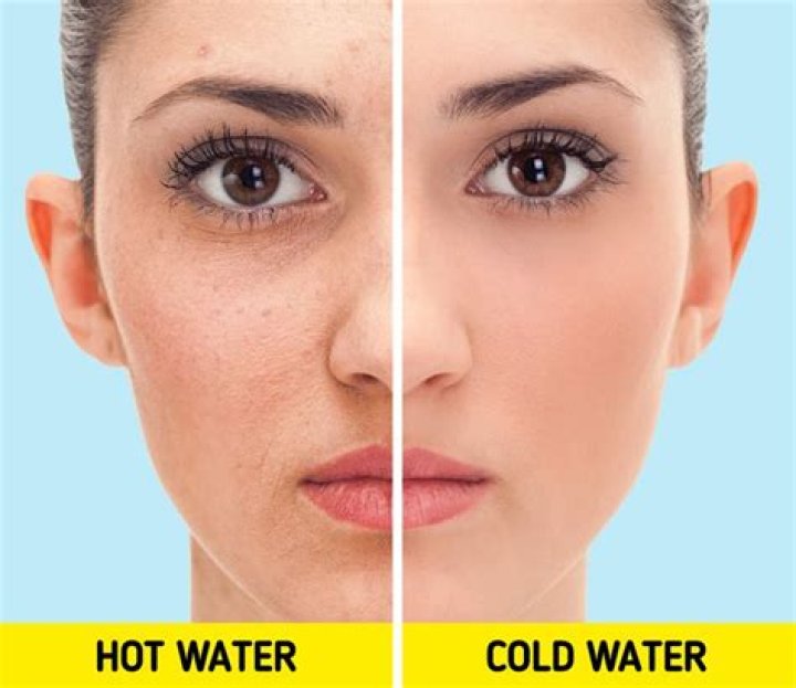 Is drinking cold water good for face?