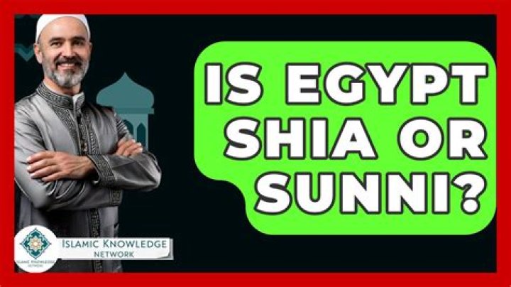 Is Egypt Shia or Sunni?