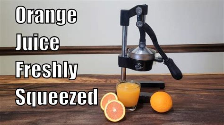 Is fresh squeezed OJ better for you?