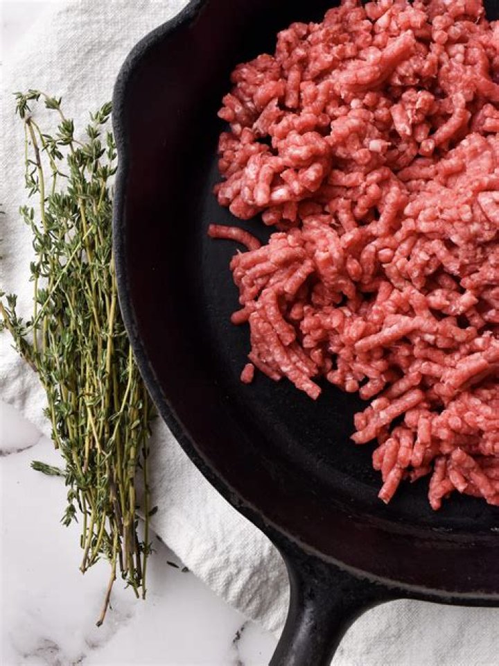 Is ground beef safe to eat now?