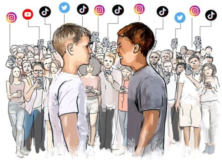 Is it illegal to post school fights on social media?