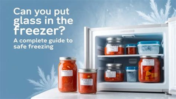 Is it OK to put glass in the freezer?