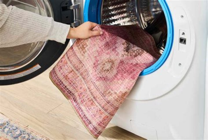 Is it OK to wash rugs in the washing machine?