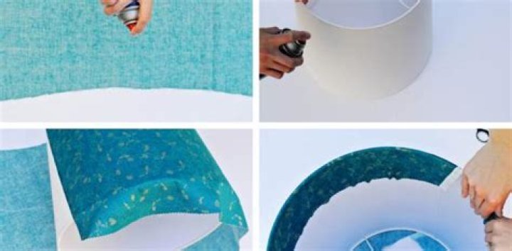 Is it safe to cover a lampshade with fabric?