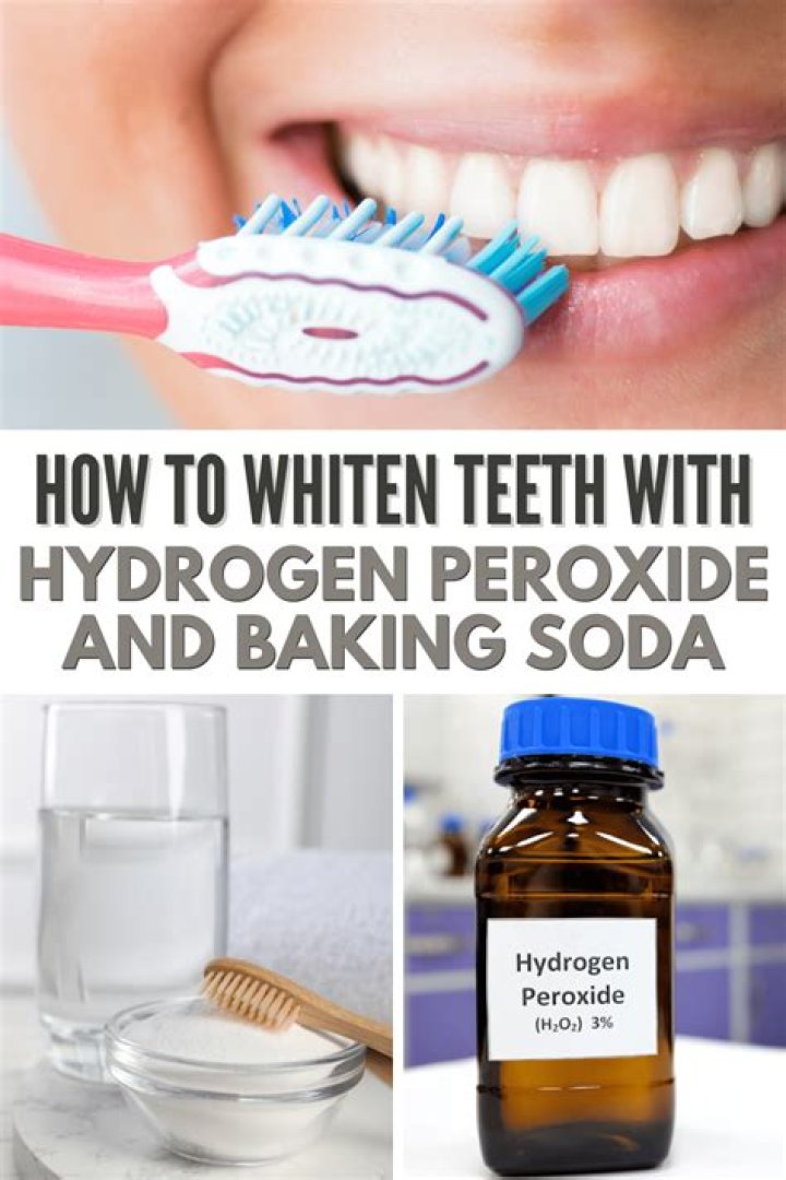 Is it safe to use baking soda and hydrogen peroxide on teeth?