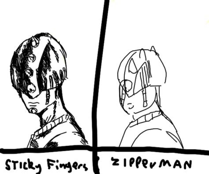 Is it sticky fingers or zipper man?