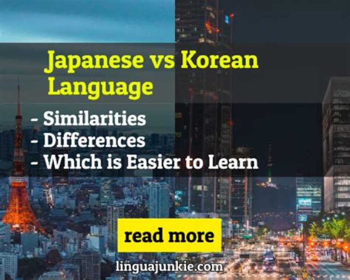 Is Japanese or Korean easier?