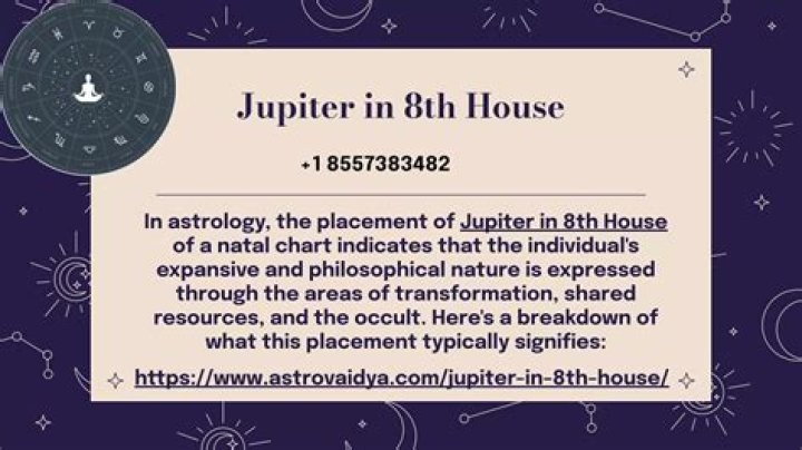 Is Jupiter in 8th house lucky?
