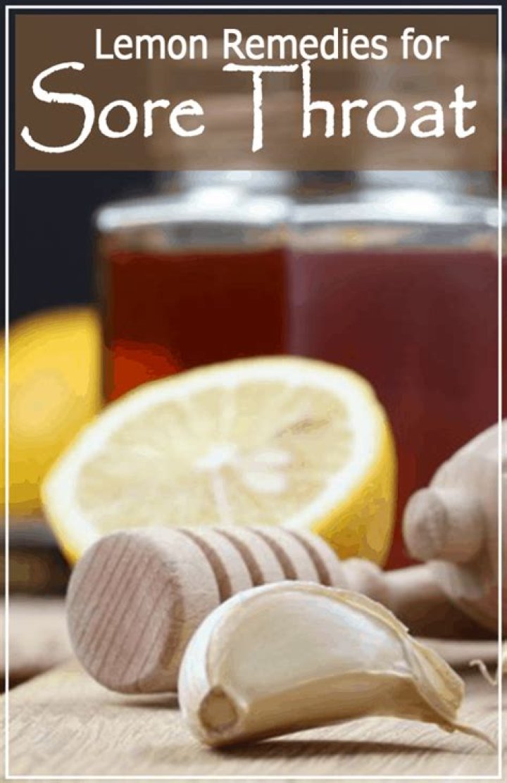 Is lemon good for sore throat?