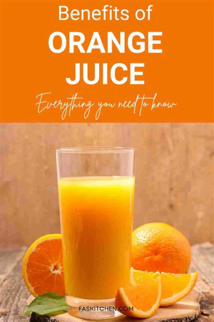 Is Orange juice Good for You?