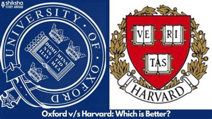 Is Oxford or Harvard better?