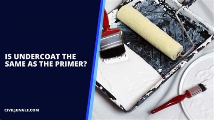 Is primer the same as undercoat?