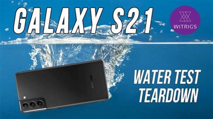 Is Samsung S21 waterproof?