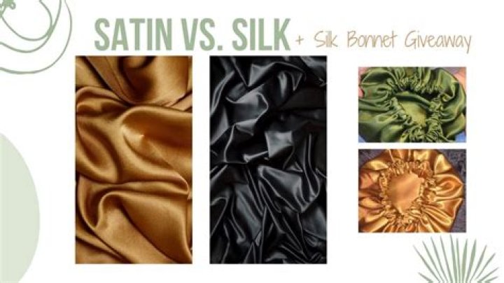 Is satin and silk the same thing?
