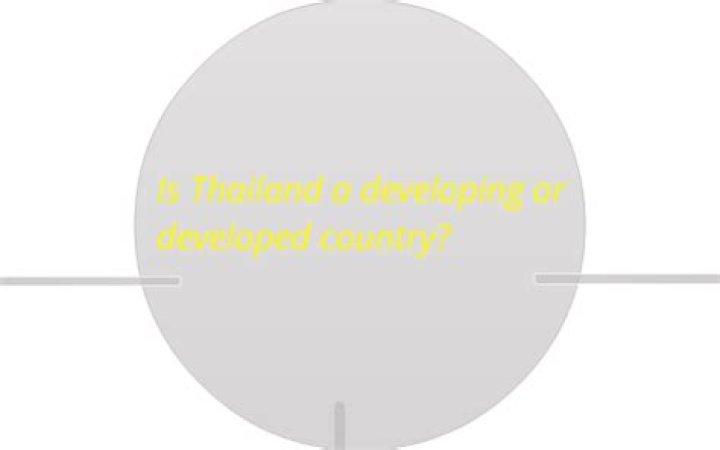 Is Thailand a developing or developed country?