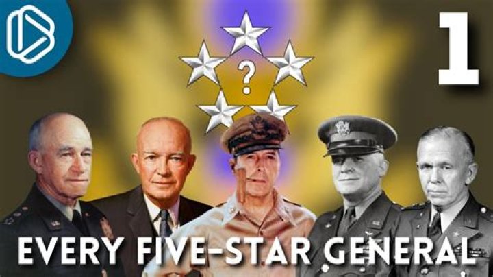 Is there a 5 star general?
