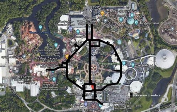 Is there a Disney underground?