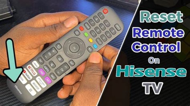 Is there a reset button on a Hisense TV?