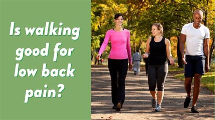 Is walking good for back arthritis?