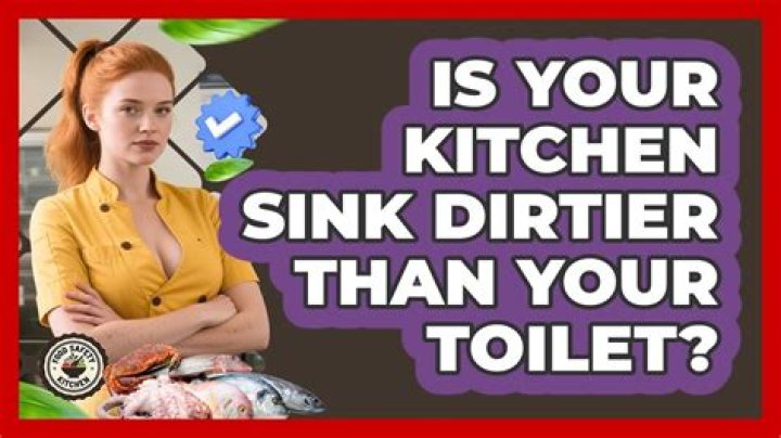 Is your kitchen sink dirtier than your toilet?