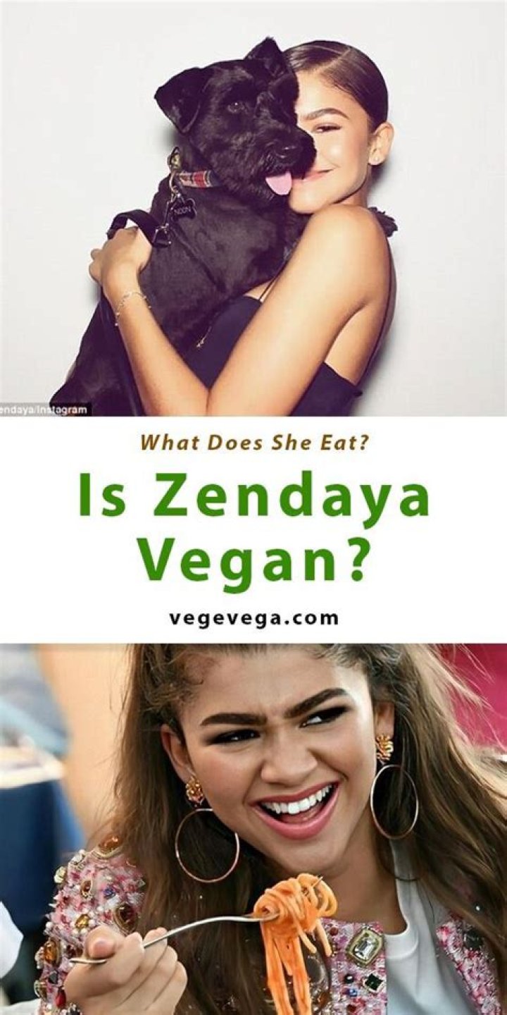 Is Zendaya vegan?