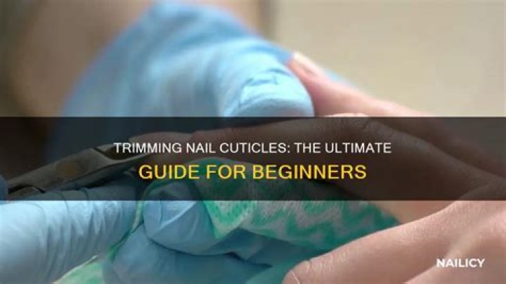 Should cuticles be cut?