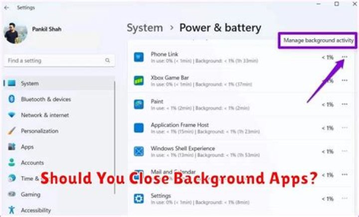 Should you close background apps?