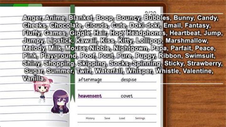 What are Natsuki's words?