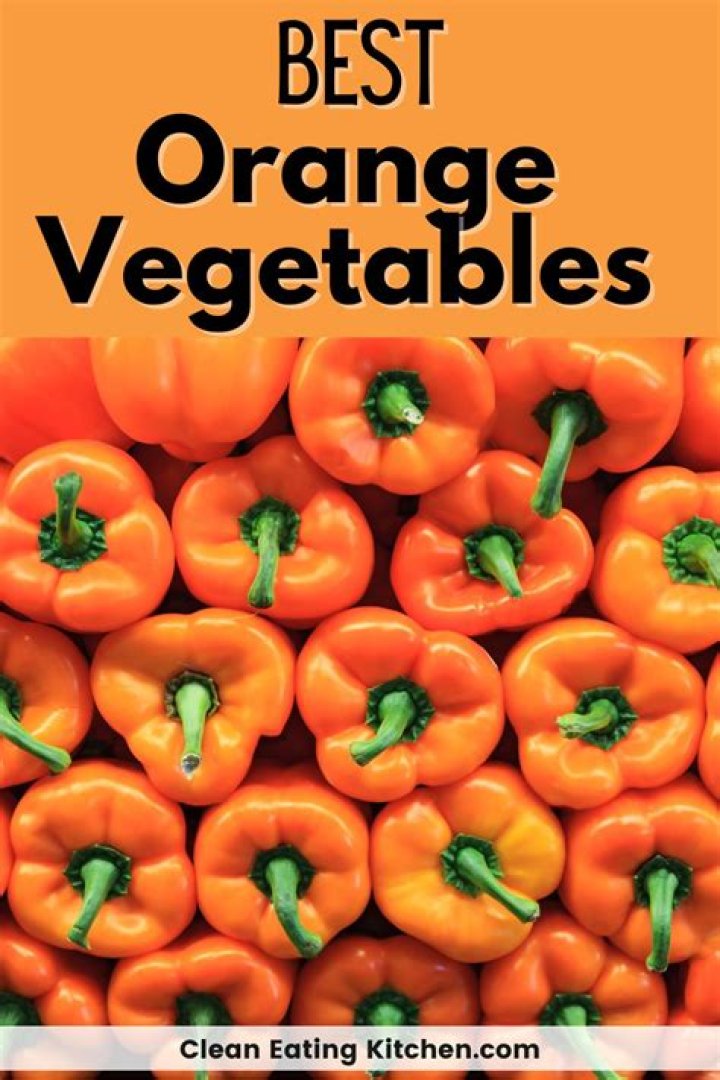 What are red and orange vegetables?