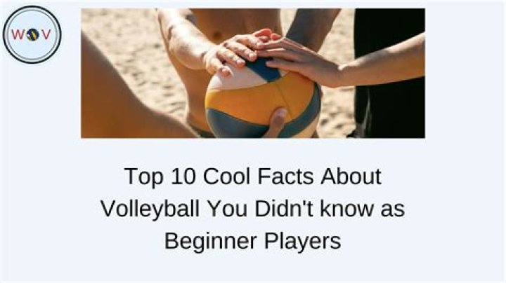 What are some fun facts about volleyball?