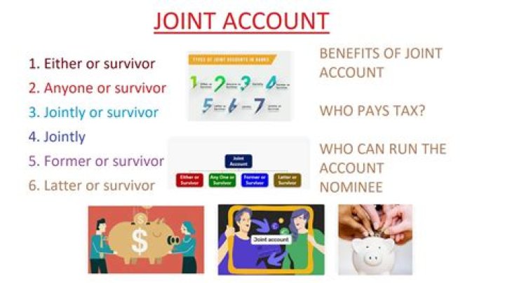 What are the 2 types of joint accounts?