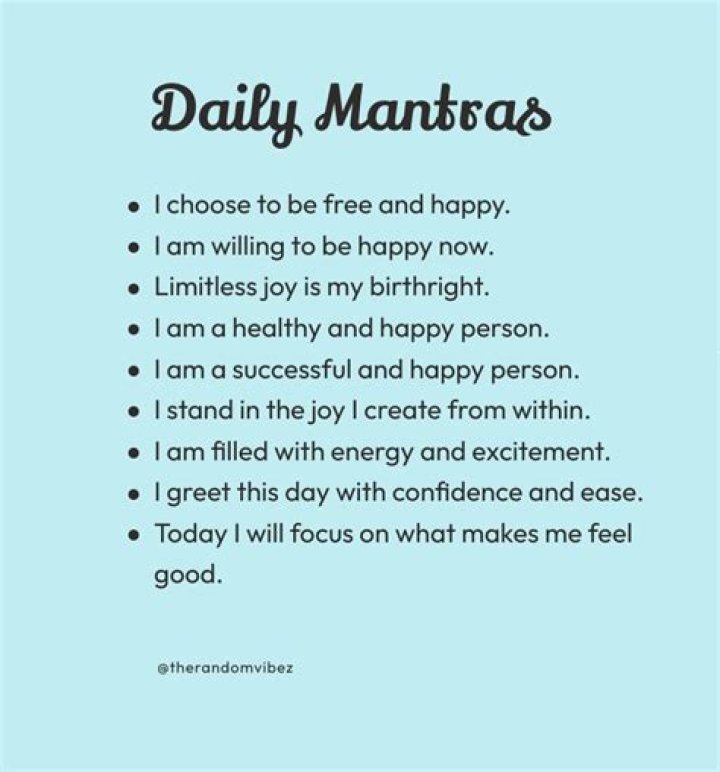What are the 5 mantras?