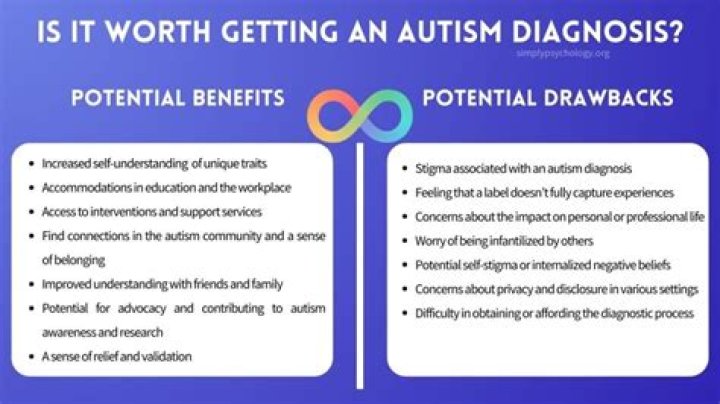 What are the disadvantages of an autism diagnosis?