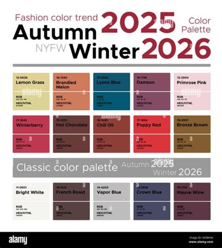 What are the fall colors for 2022?