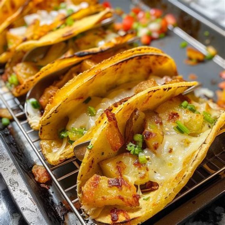 What are the orange tacos called?