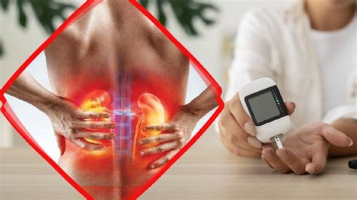 What are the symptoms of kidney failure due to diabetes?