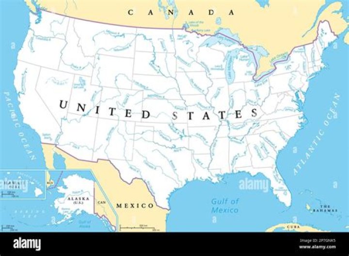 What are two rivers that form parts of the United States border?