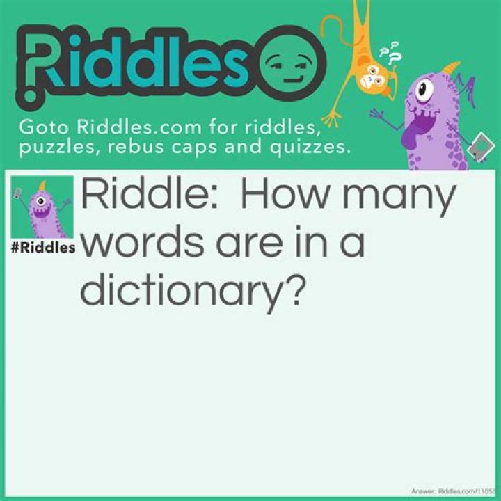 What breaks with a word riddle?