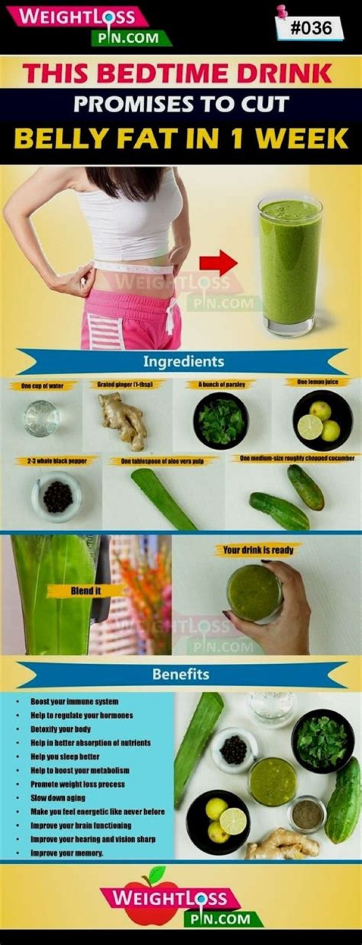 What can I drink to lose belly fat in 2 weeks?
